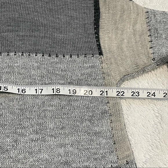 Jessie Vintage Pullover Sweater Women Size L Square Panel Geometric Patchwork - Picture 6 of 8